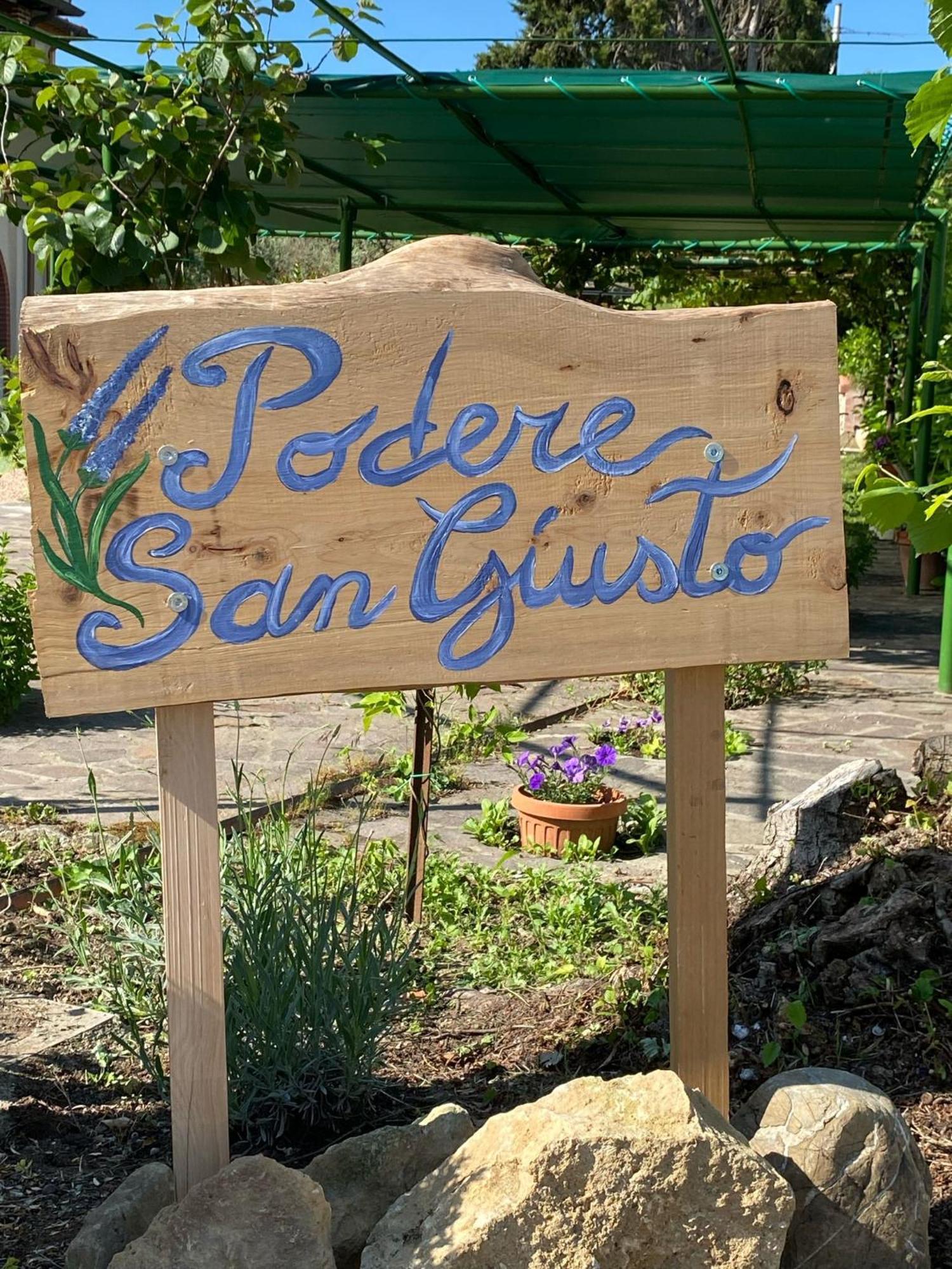Casa Vacanze Podere San Giusto Вольтерра Экстерьер фото