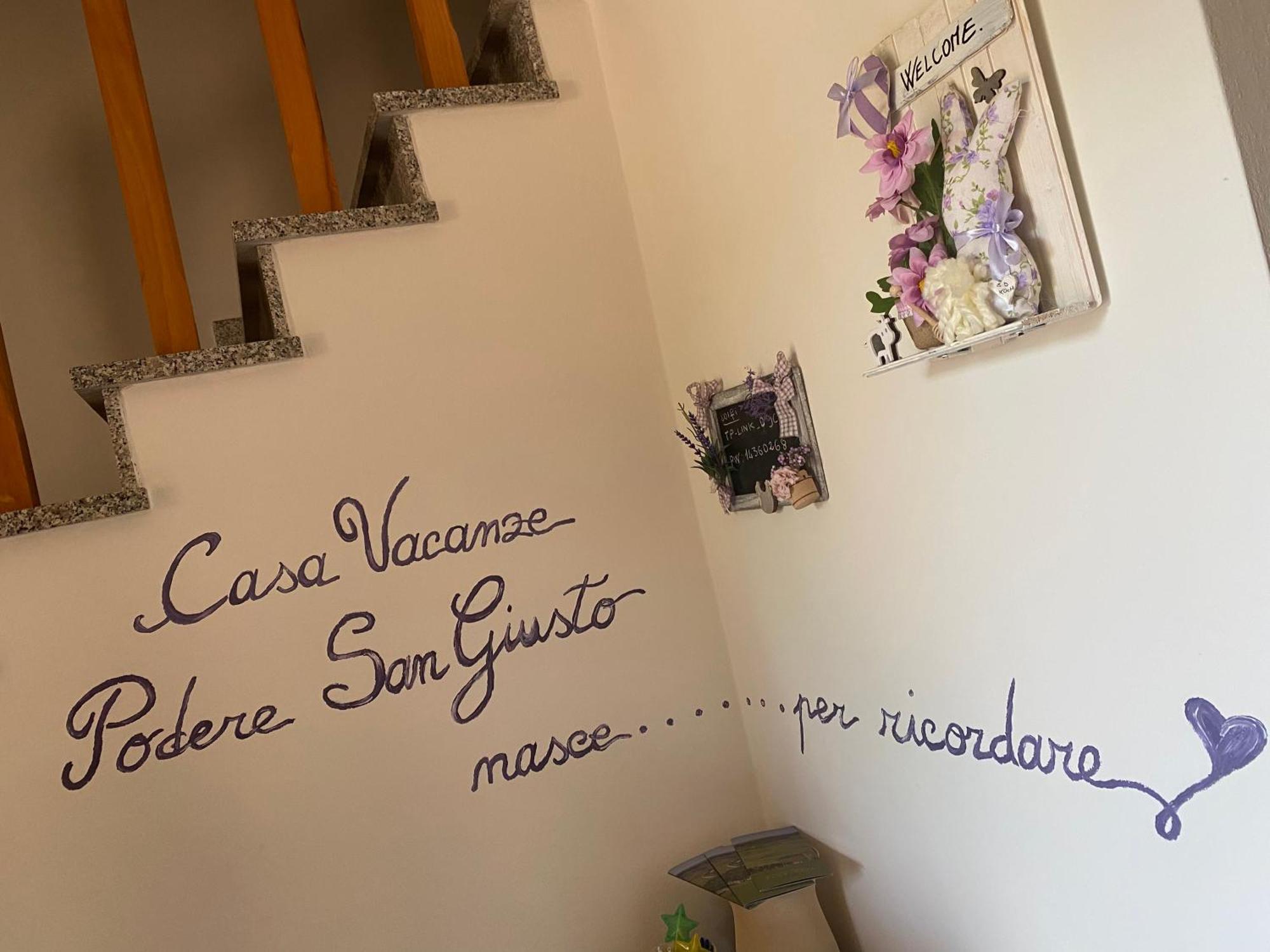 Casa Vacanze Podere San Giusto Вольтерра Экстерьер фото